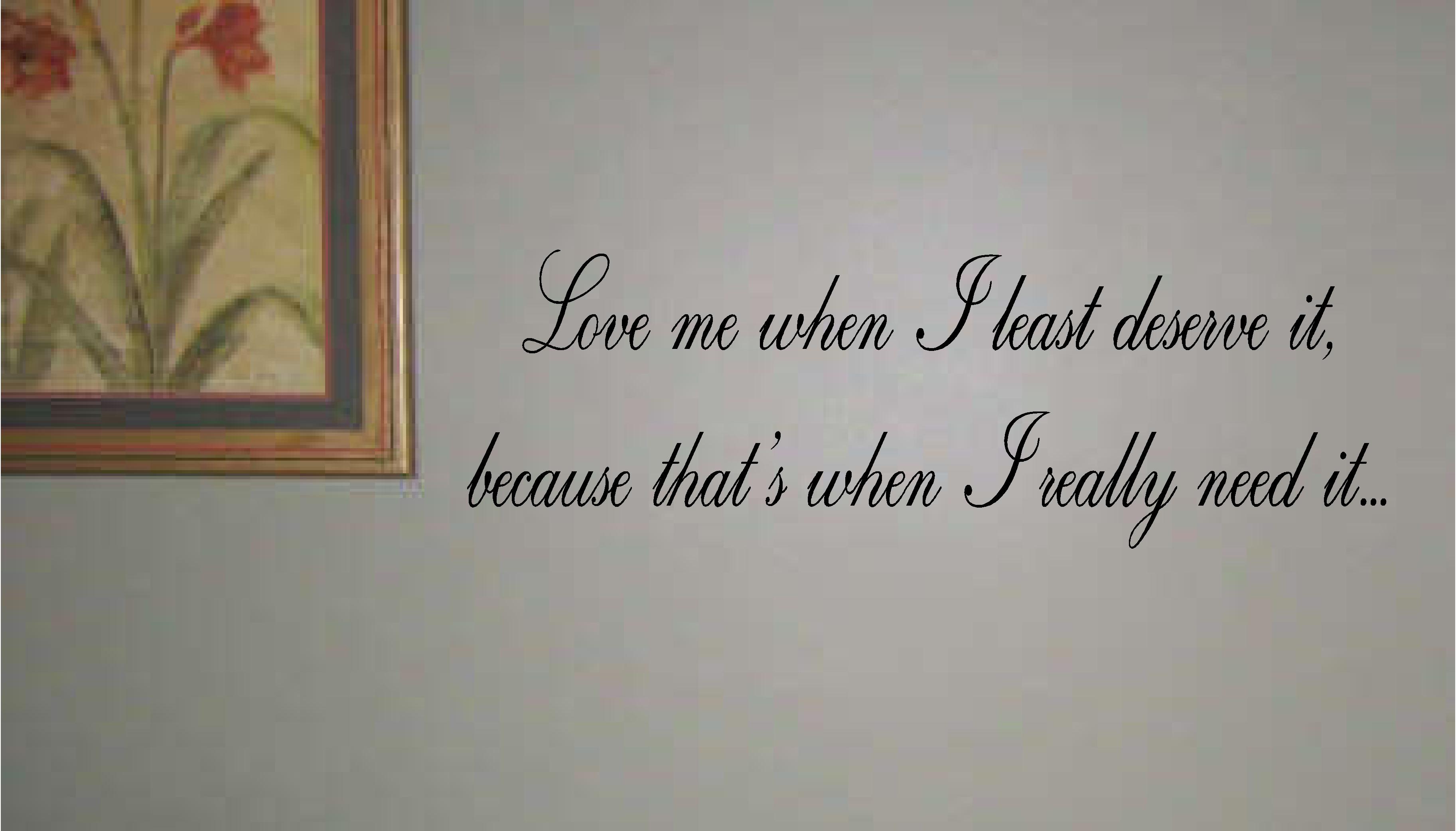 Love Me Vinyl Wall Art Words Decals Stickers Lettering Custom Graphics