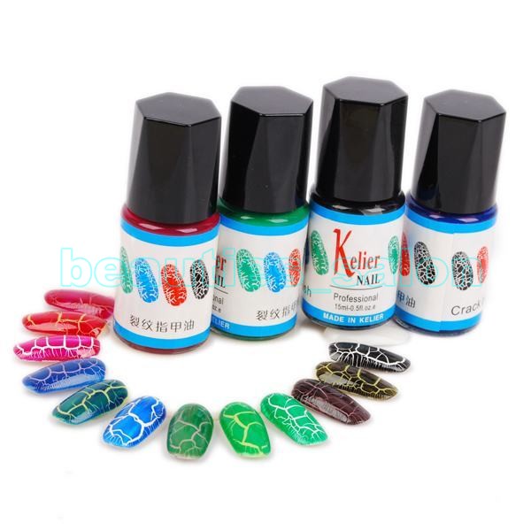 4 Colours New Magic Instant Cracking Nail Polish Crack | eBay cracking nail polish. 4 Colours New Magic Instant Cracking Nail Polish Crack | eBay