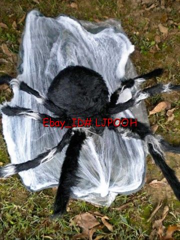 Animated+Halloween+Jumping+Spider ANIMATED GIANT JUMPING SPIDER HALLOWEEN PROP DECORATION - GREAT SOUNDS ...