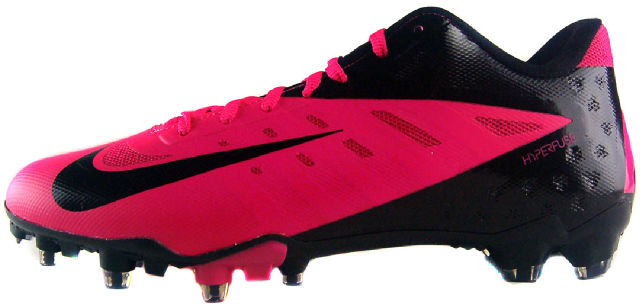 mens pink nike football cleats