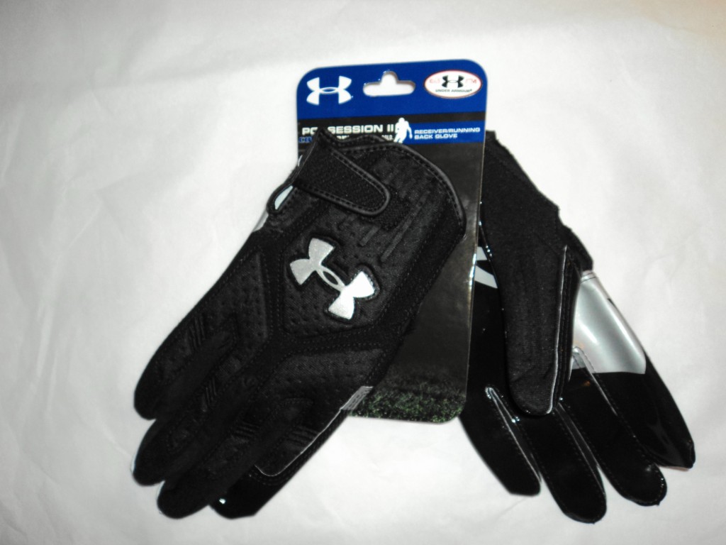 Under Armour Football Receiver Gloves possession II MENS SMALL RUNNING