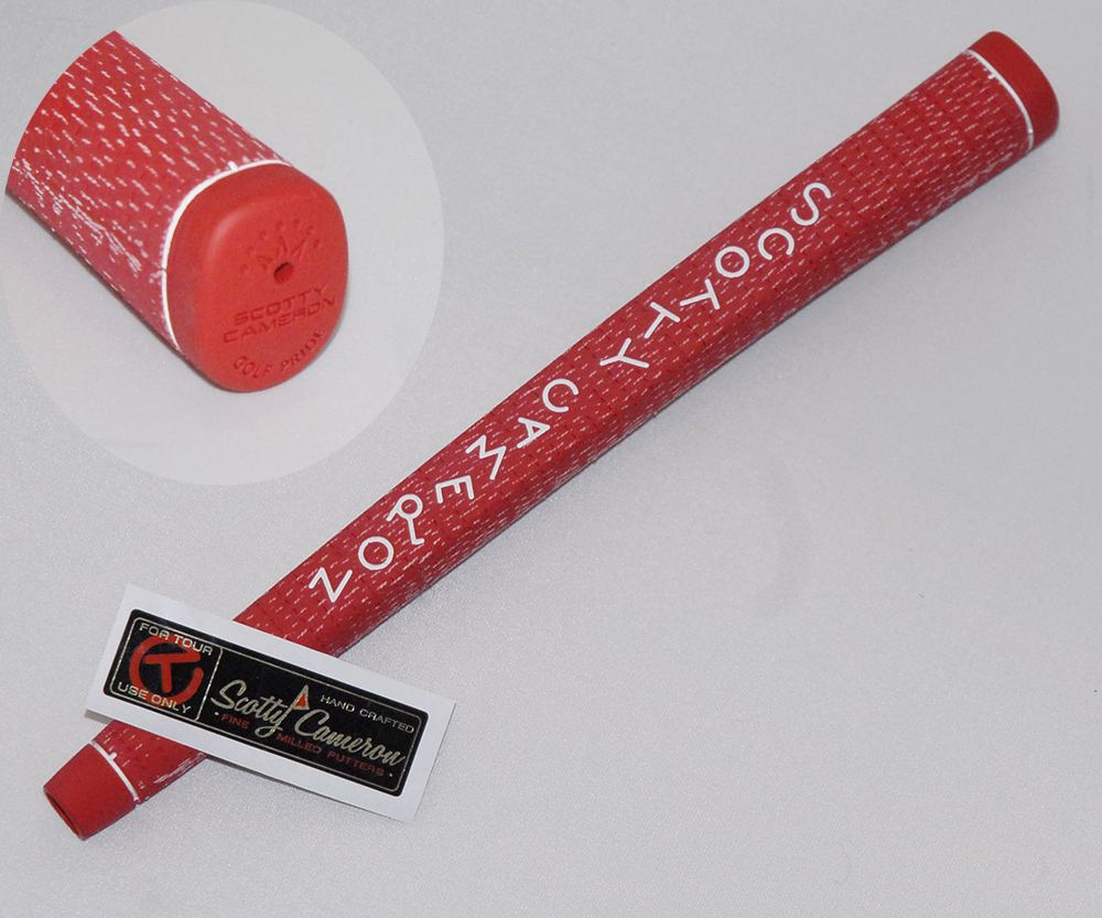 ScOtTy CaMeRoN Red Titleist Cord Golf Putter Grip n FOR TOUR USE ONLY