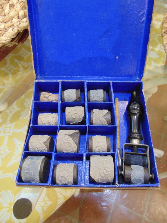 What are these roller stamps for? Antiques Board
