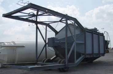 Portable 75 Ton Asphalt, Cement  Pavement Oil Frac Silo