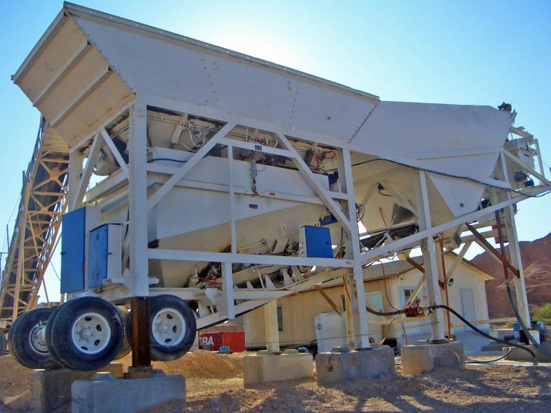 Concrete Cement  Rustler 160 Yard Batch Plant Portable