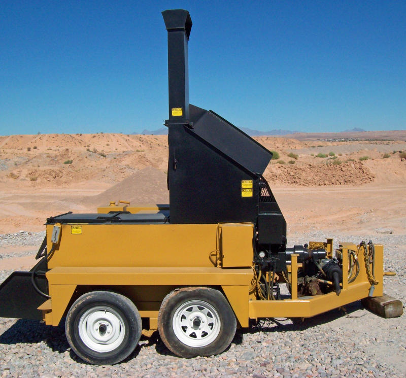 Wylie Manufacturing HOT Asphalt  Pavement Mixer trailer
