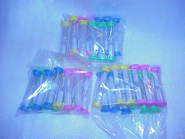 LOT OF 3 DOZEN 2-3 MINUTE SAND TIMERS 36 TIMERS NEW NR