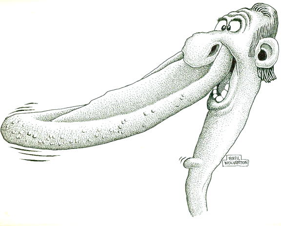 "FAT LIP" BASIL WOLVERTON ORIGINAL COMIC ART! (1973)