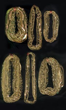 72pc 14KT GOLD PLATED NECKLACES