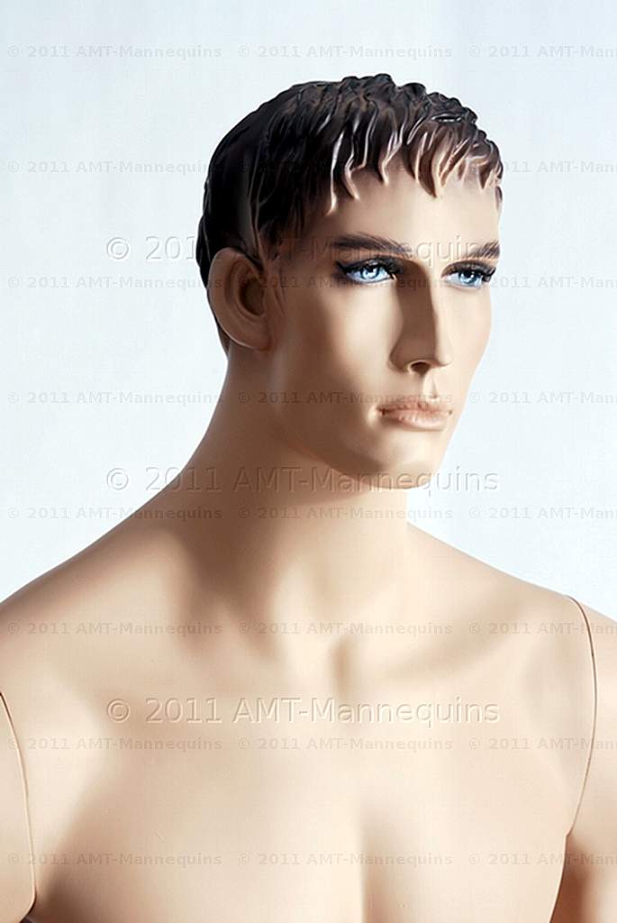 Male mannequin for boxing head gear full size body dress form