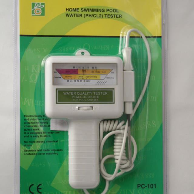 Swimming Pool, Spa Water PH/CL2 Chlorine Tester Meter