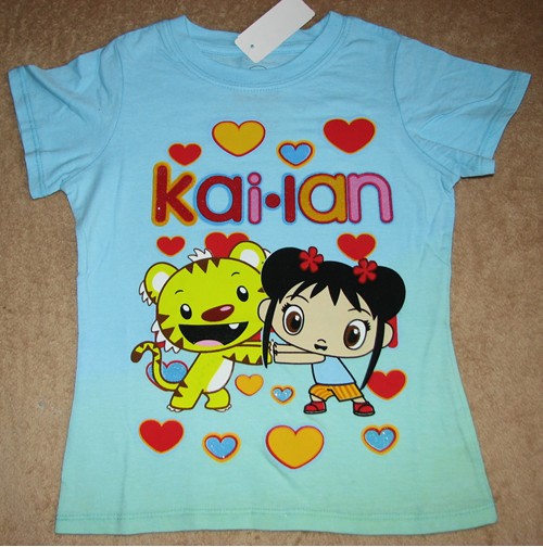 kai – it might be you Ni Hao KAI-LAN *w/ Rintoo* Aqua Tee T-Shirt NEW sz 4 4T pic