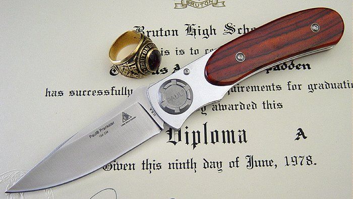LONE WOLF NEW PAUL PRANKSTER COCOBOLO POCKET knife