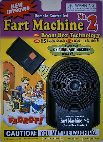 WHOLESALE CASE LOT OF 12 FART MACHINES ! New 15 sounds!