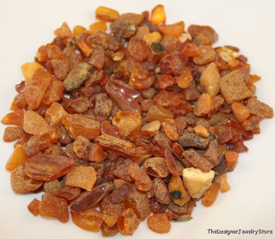 Natural raw Baltic Amber 5-10mm pieces 50g pack ab1