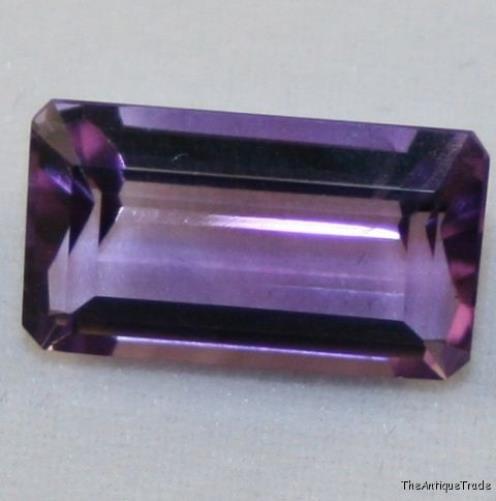 Faceted octagon 8x14 Amethyst 5.2ct light purple am13