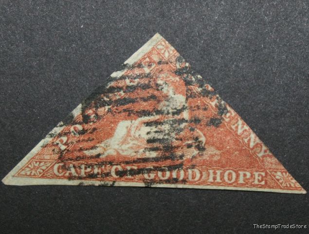 Cape of Good Hope Triangular Stamp 1d. 1853