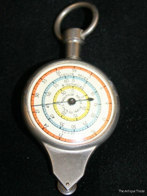 Vintage 40s Map measuring instrument Opisometer Curvimeter Meilograph