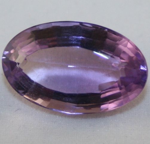 Faceted oval 11.5x18 Amethyst 12.2 ct Light purple am2