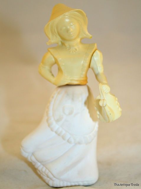 Vintage Avon Girl figurine Perfume scent bottle