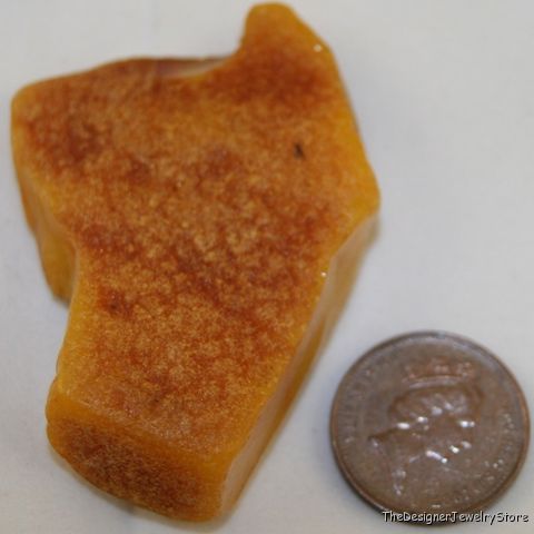 Natural raw Baltic Amber 37x50mm piece chunk 12g ab12