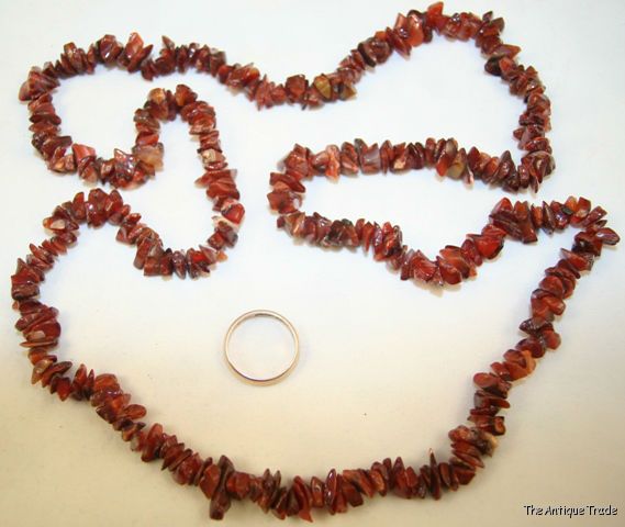 Natural Tiger Eyes gemstone necklace 36 inches long