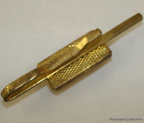Vintage natural Baltic Amber Gentlemans tie Clip  je8
