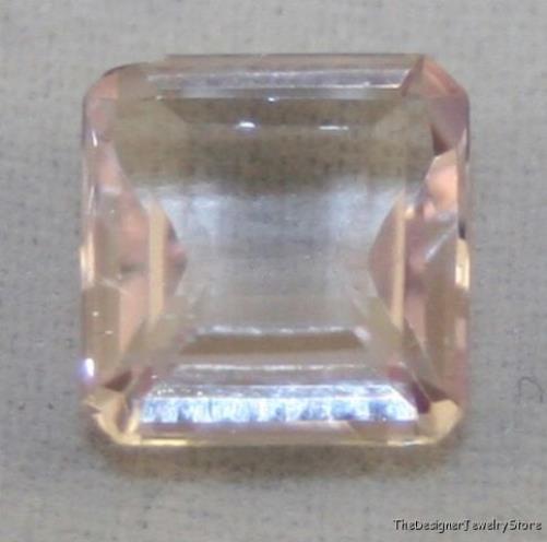 Natural gemstone pink Kunzite 7.5x7 octagon 1.6ct ku6