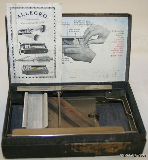Vintage Swiss made instrument Allegro Razor Blade sharpening machine