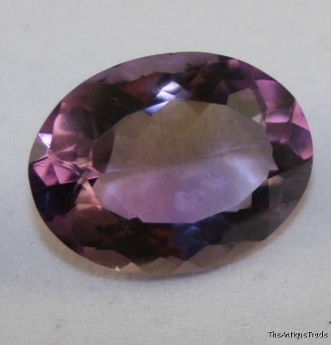 Faceted oval 15x20 Amethyst 14.4 ct light purple am33