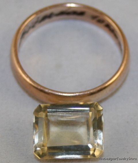Natural gem yellow Spodumene 9x11 octagon 4.5ct ku9