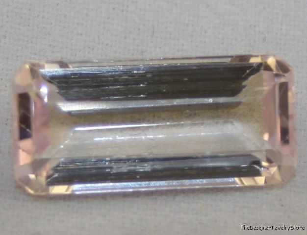 Natural gemstone pink Kunzite 7.5x16 octagon 5.5ct ku11