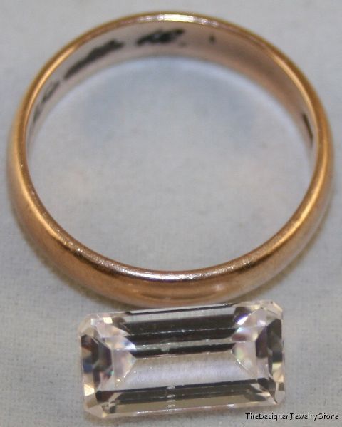 Natural gemstone pink Kunzite 6x12 octagon 3.45ct ku13