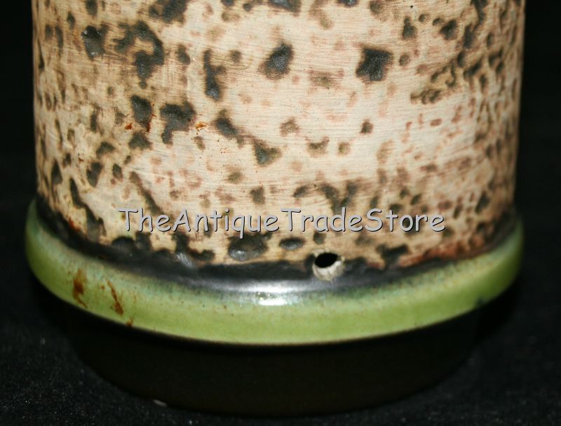 Vintage German ceramic pottery Whisky bottle decanter
