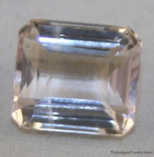 Natural gemstone pink Kunzite 9x10 octagon 4.1ct ku14