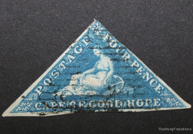 Cape of Good Hope Triangular Stamp 4d. 1853