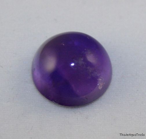 Cabochon round 12mm Amethyst 6ct Royal purple am42