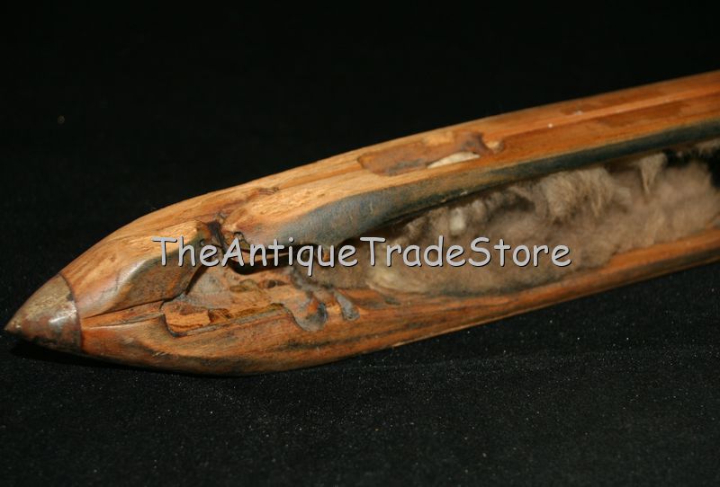 Antique industrial power Loom weaving wood Shuttle