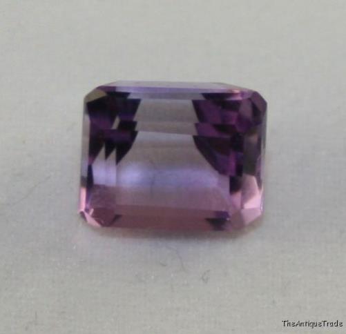 Faceted octagon 8x9 Amethyst 3.5ct light purple am47