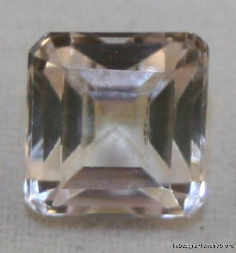 Natural gemstone pink Kunzite 7x7 octagon 2.15ct ku21