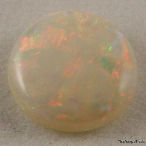 Natural Opal gemstone AAA cabochon 12mm round 3.5ct op1