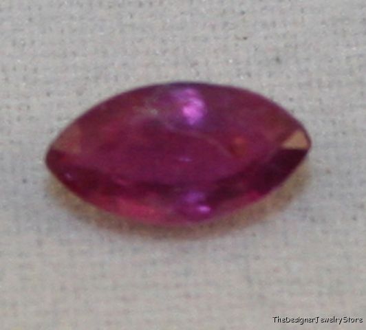 Natural Ruby 3.5x7 marquise faceted 0.5ct gemstone ru21