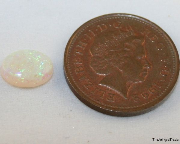 Natural Opal gemstone cabochon A 7x9 oval 1.1ct op2