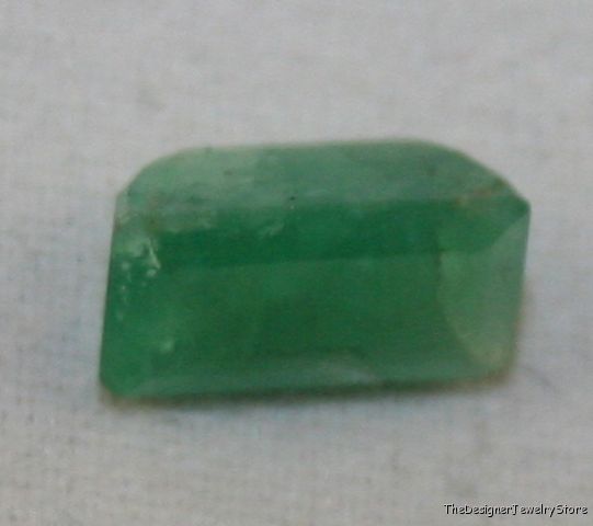 Natural Emerald 4.6x8 octagon 1.35ct faceted A gem em4