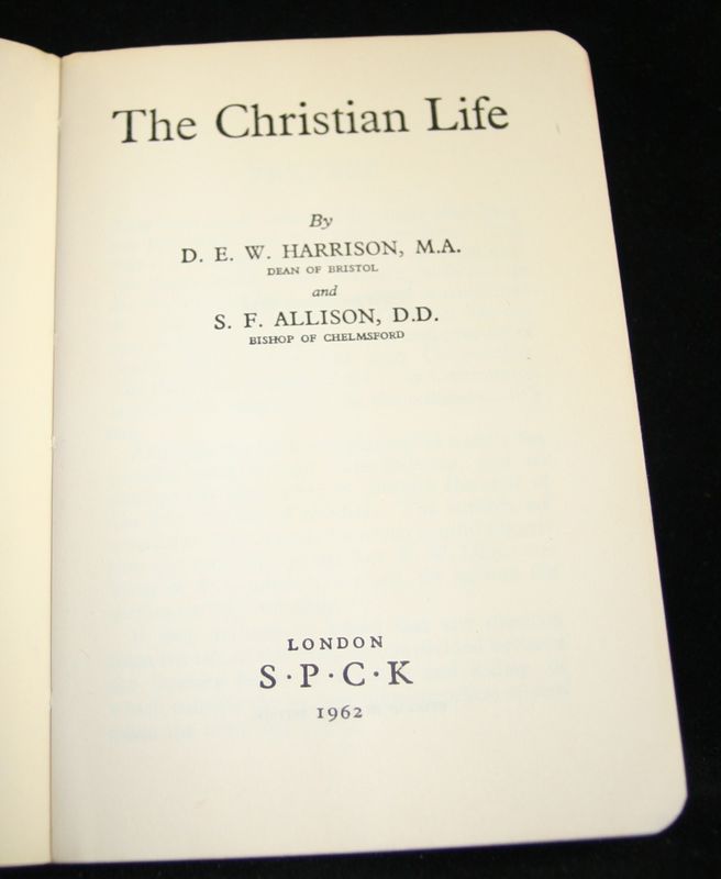 Vintage 1962 British The Cristian Life Prayer Life Book