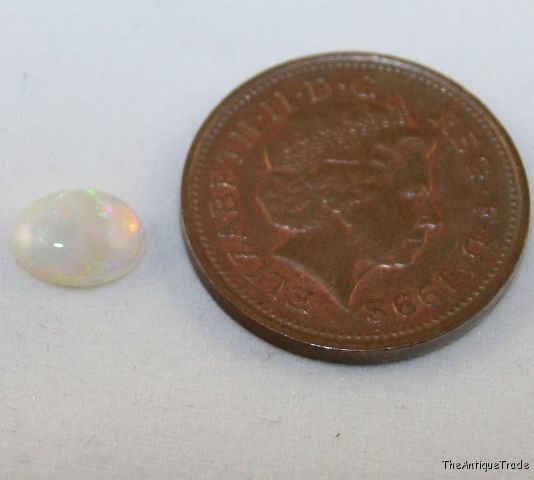 Natural Opal gemstone cabochon AAA 6x8 oval op3