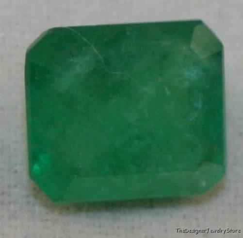 Natural Emerald 7x8 octagon 1.95ct faceted AA gem em5