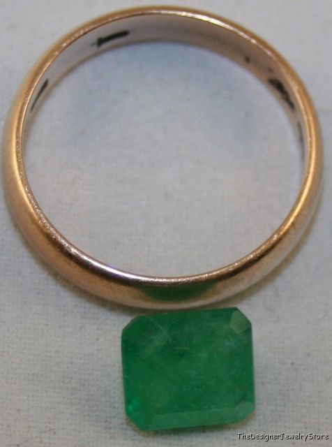 Natural Emerald 7x8 octagon 1.95ct faceted AA gem em5