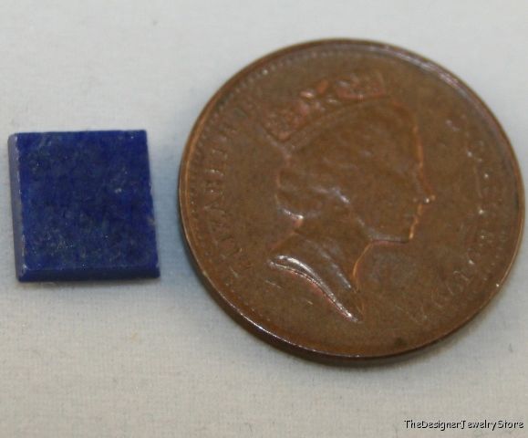 Afghan Lapis Lazuli 8x8 gem square cabochon 2ct la5