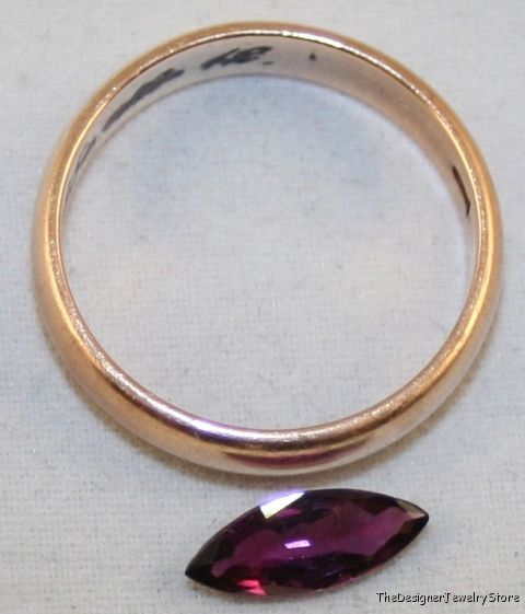 Natural Ruby 4x10 marquise faceted 0.8ct gemstone ru26